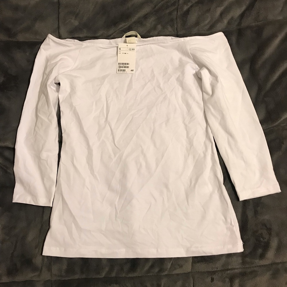 NWT H&M Off the Shoulder Top